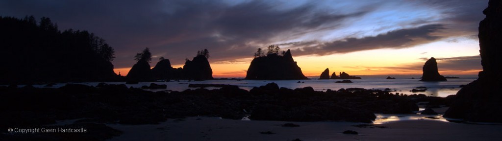 Sunset at Shi Shi Beach