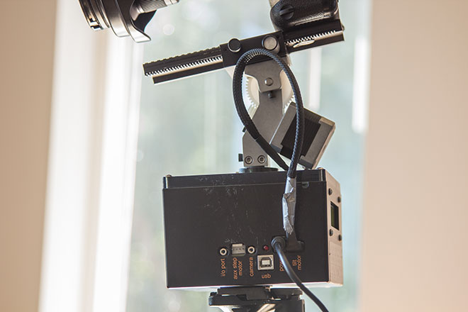 Robotic Tripod Head for Time Lapse