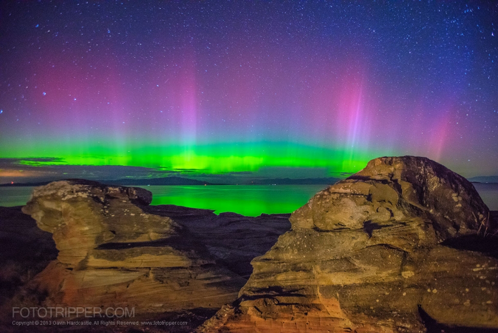 Aurora in Parksville