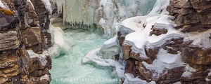 Athabasca Falls, Frozen in Jasper National Park