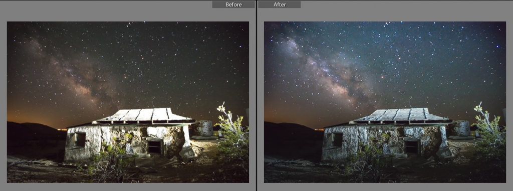 Gavins Milky Way Lightroom Presets - Blown Out Foreground Fixer
