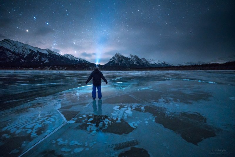Abraham Lake Ice bubbles - Free Photography Tips