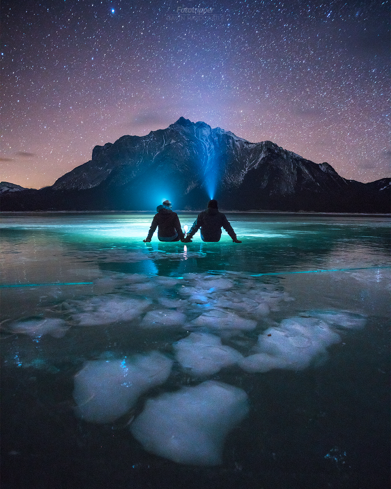'Facing the Infinite' - Abraham Lake, Alberta