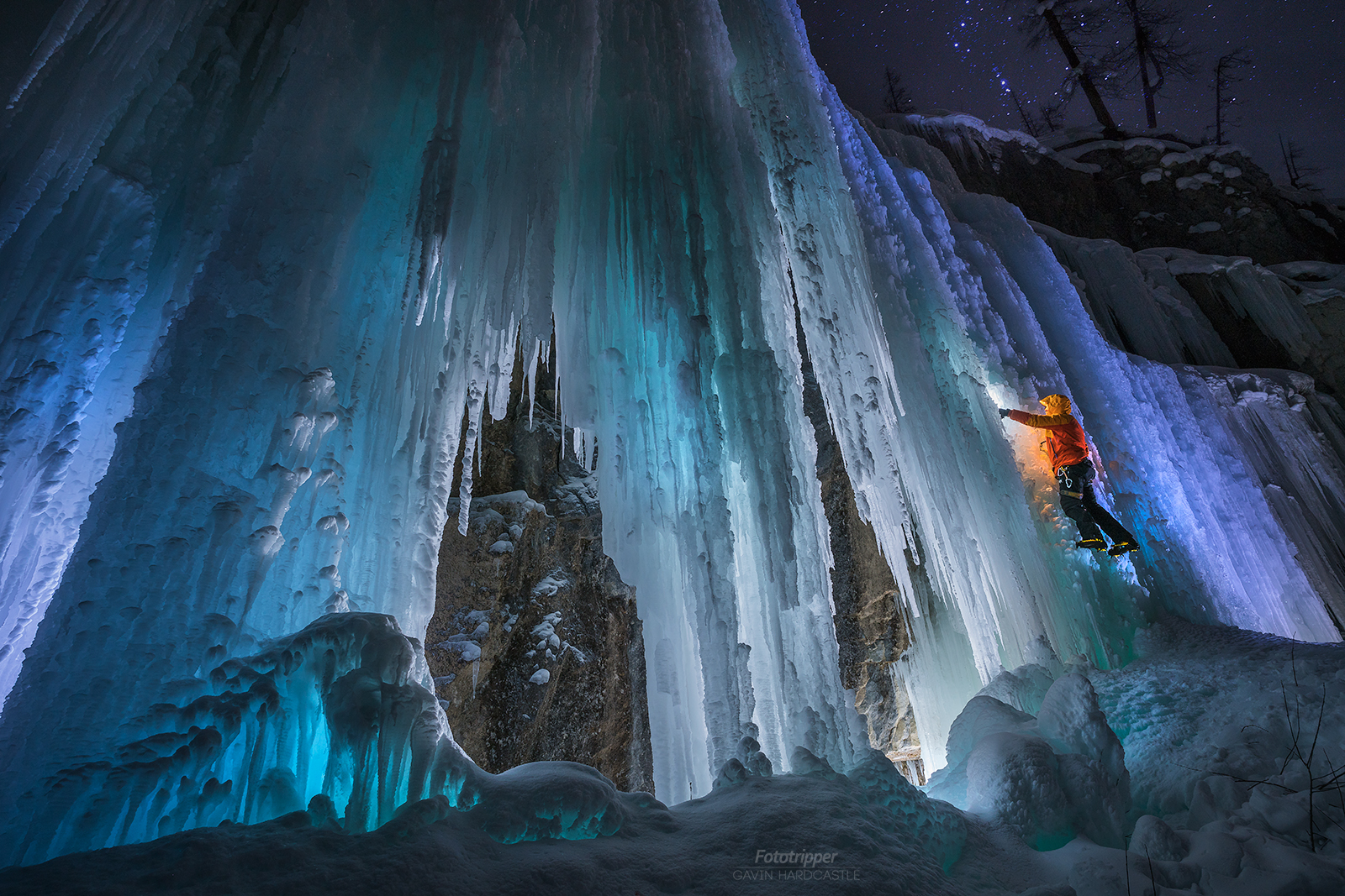 Haffner Creek Ice Climber by Gavin Hardcastle