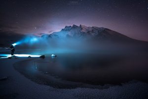 'The Abominable Ice Man' - Lake Minnewanka, Banff