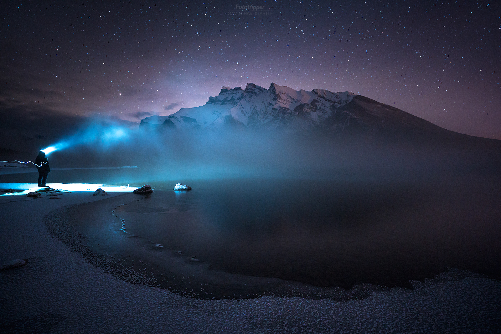 'The Abominable Ice Man' - Lake Minnewanka, Banff