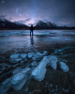 Ice Bubbles at Abraham Lake - How to Photograph