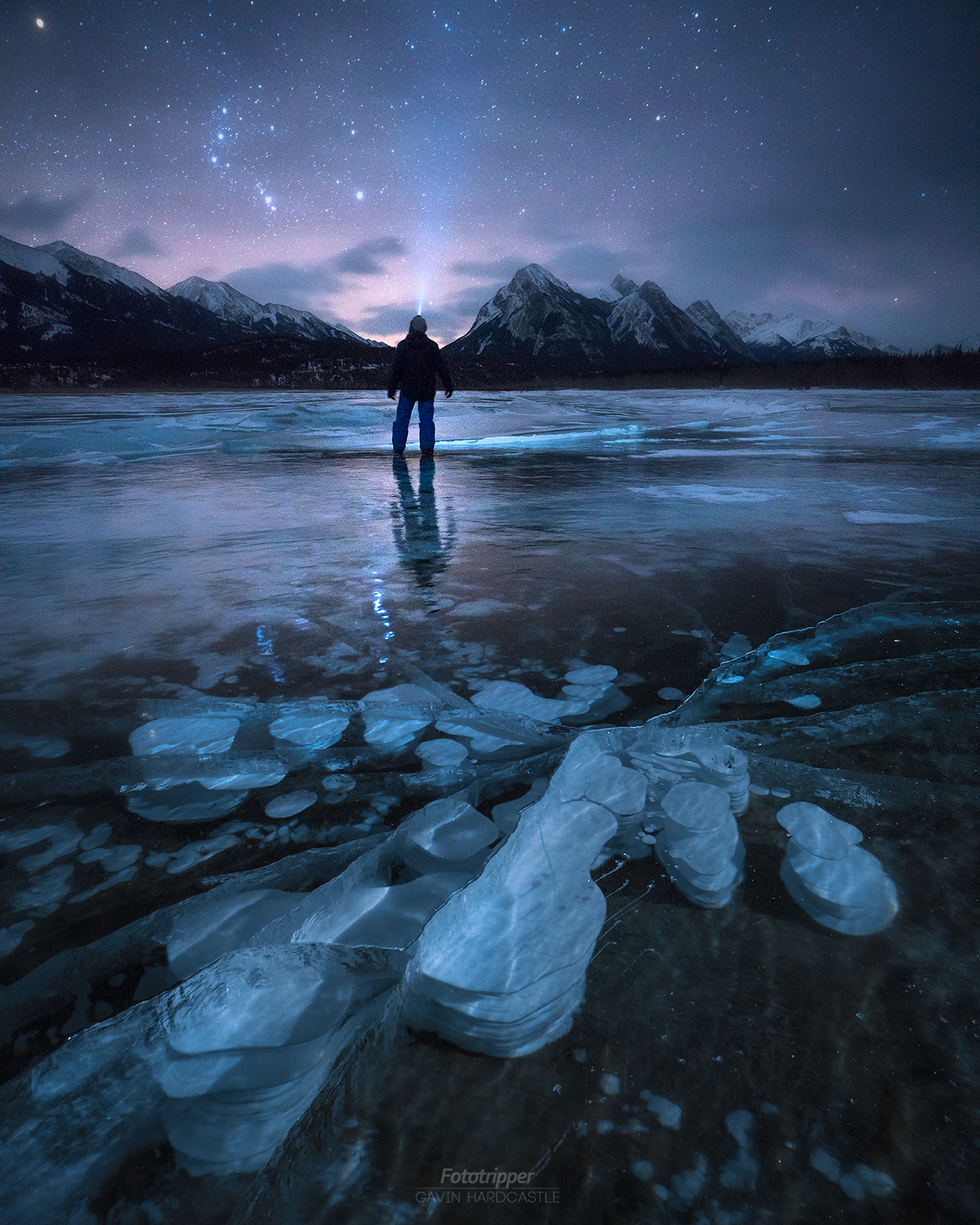 Abraham Lake Photography Tips - Ice Bubbles