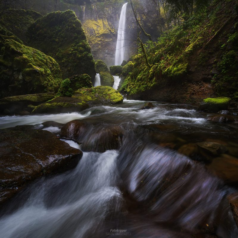 Elowah Falls - 'Teardrop Explodes' by Gavin Hardcastle