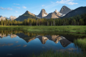 Mt Birdwood and Mt Pigeonwood in Kananaskis