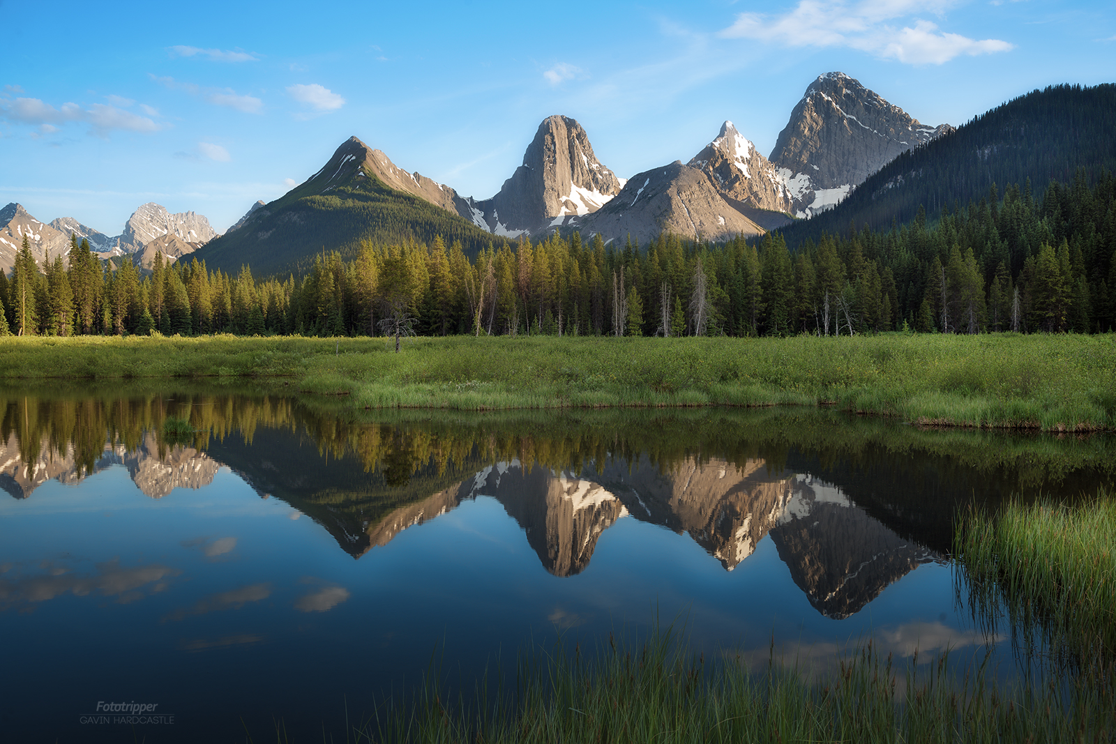 Mt Birdwood and Mt Pigeonwood in Kananaskis