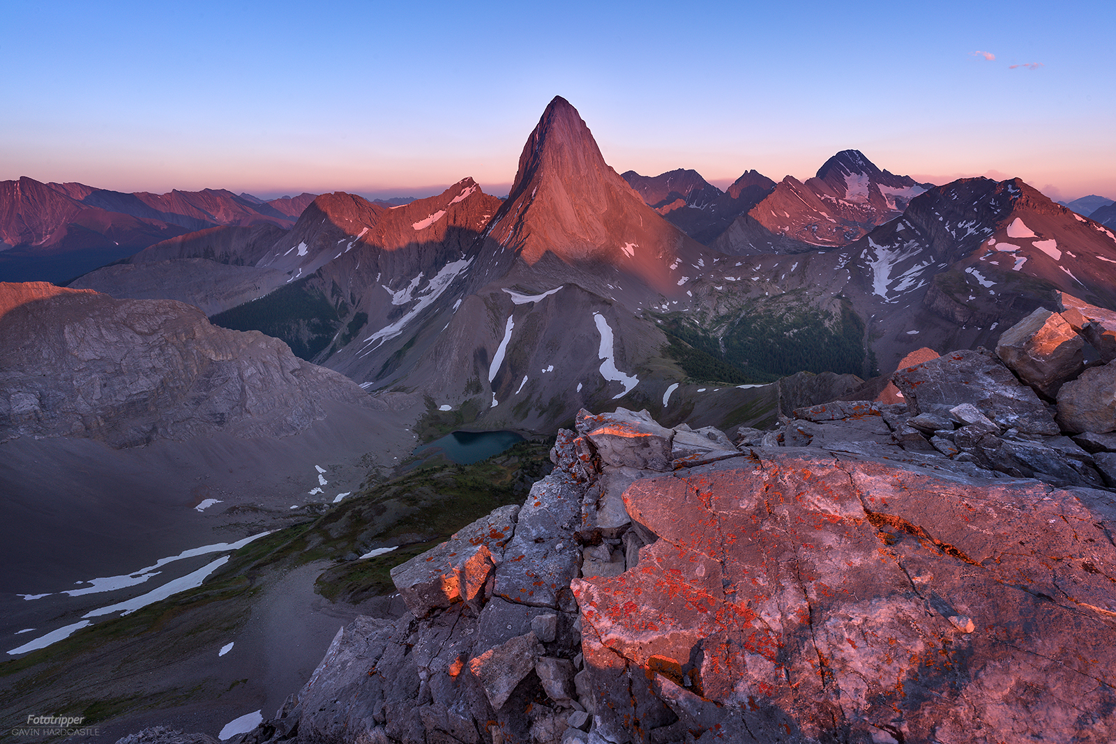 Mt Birdwood from Smutwood Peak