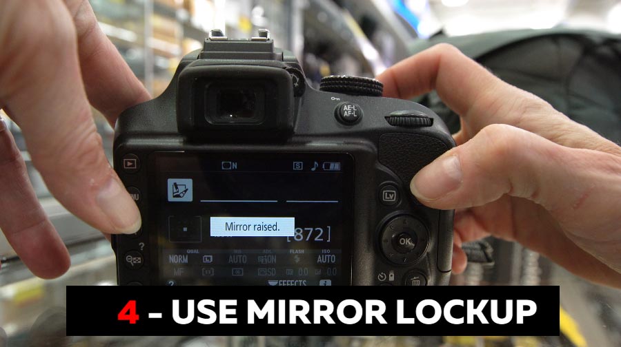 Use Mirror Lockup on a DSLR