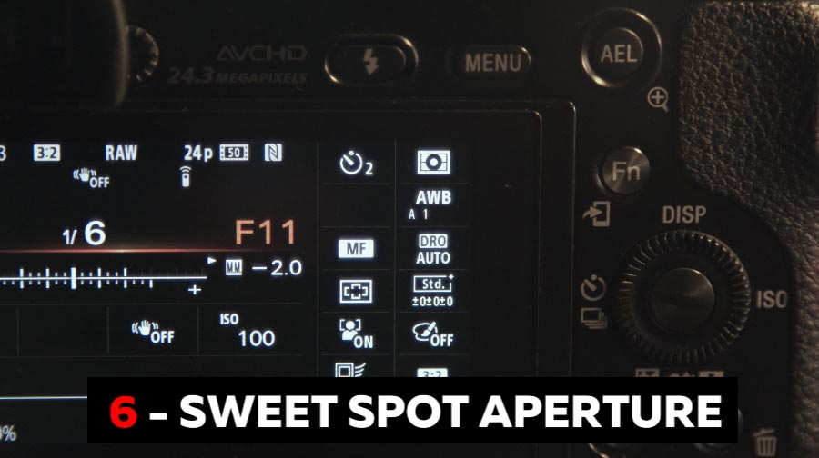 Use a Sweet Spot Aperture