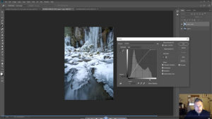 Frozen waterfall photoshop tutorials
